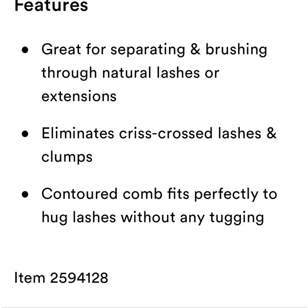 Grande‎ Cosmetics Grande Lash Seperator Lash Seperating Comb